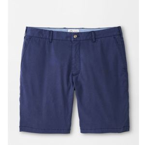 Bedford Cotton-Blend Short in Navy by Peter Millar SIZE 32